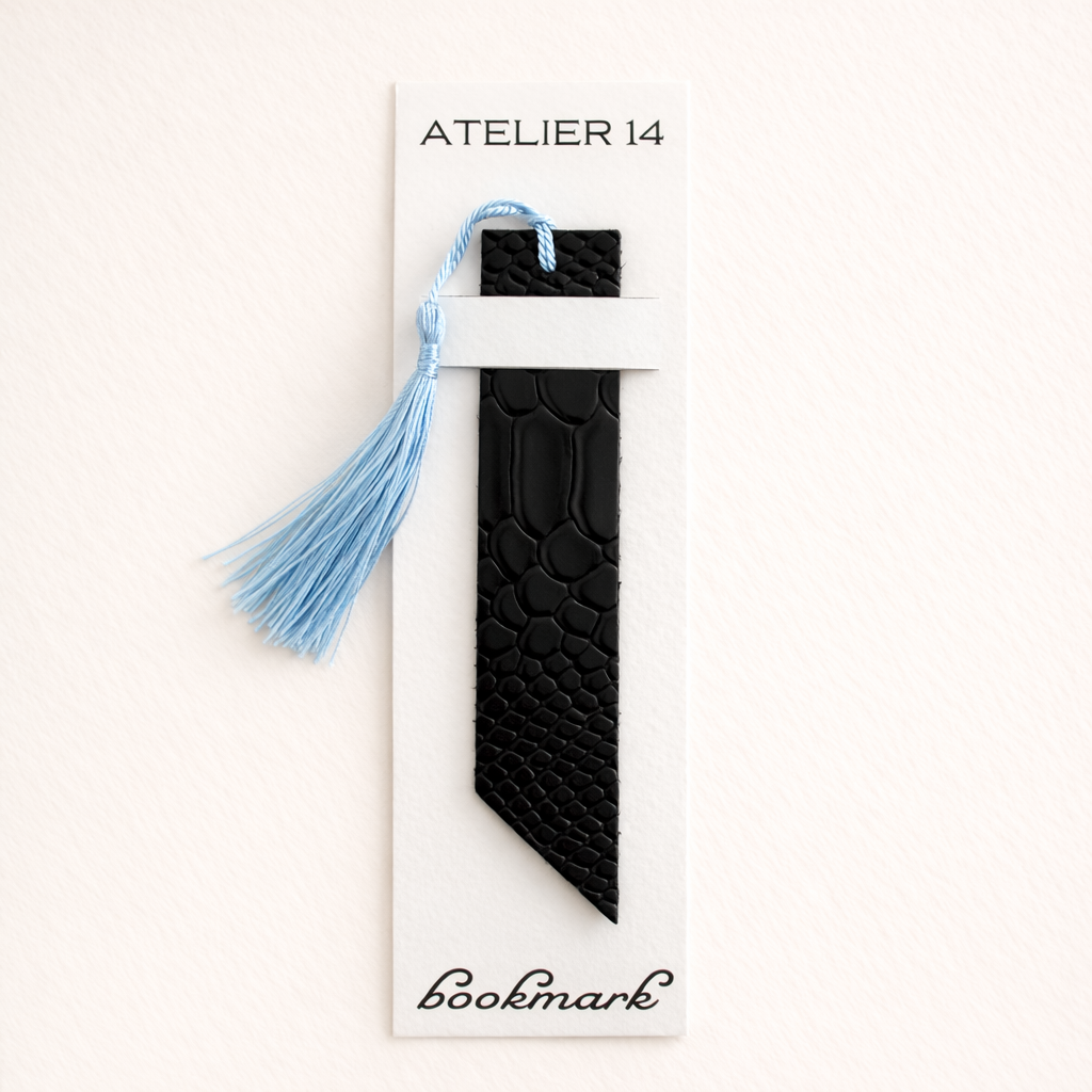 Leather bookmark