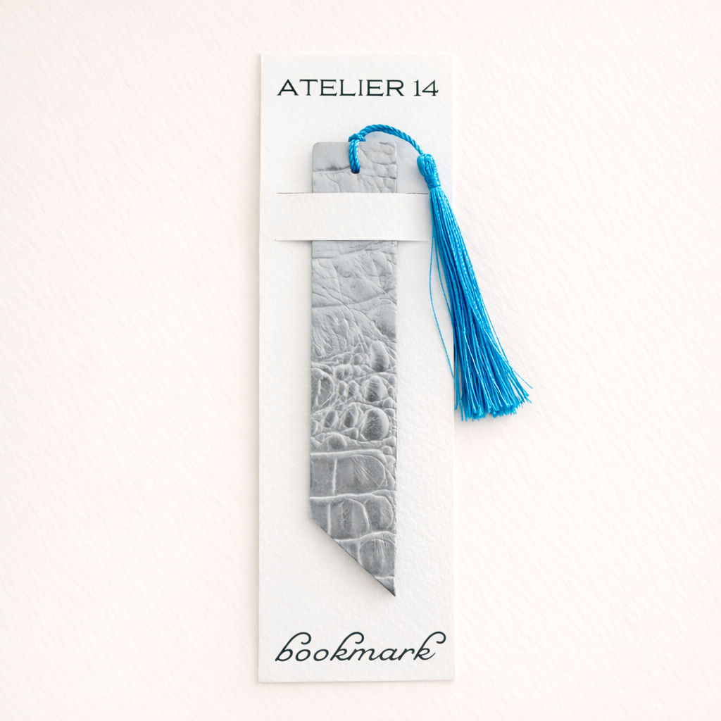 Leather bookmark