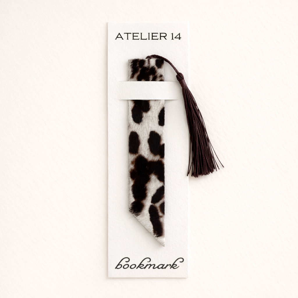 Leather bookmark