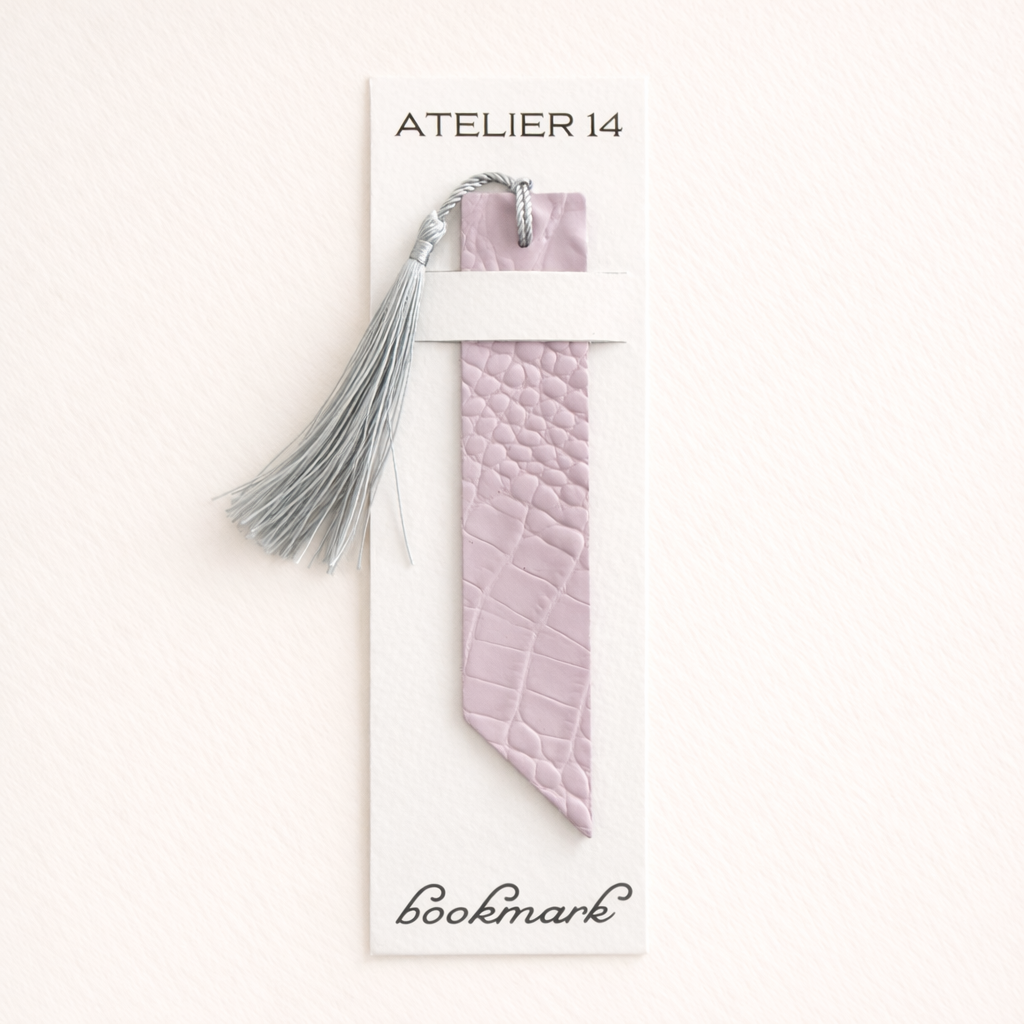 Leather bookmark