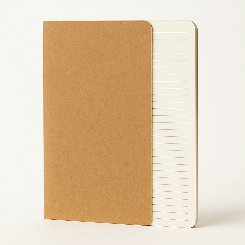 Notebook A5 a righe  -  Kraft