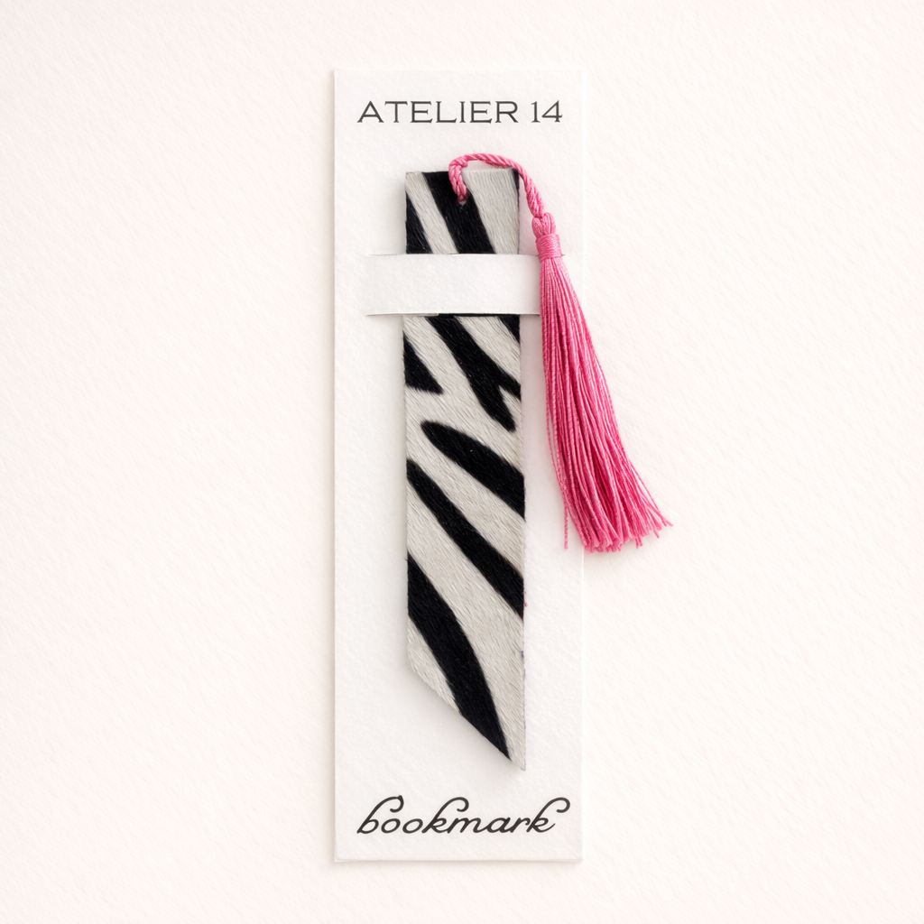 Leather bookmark