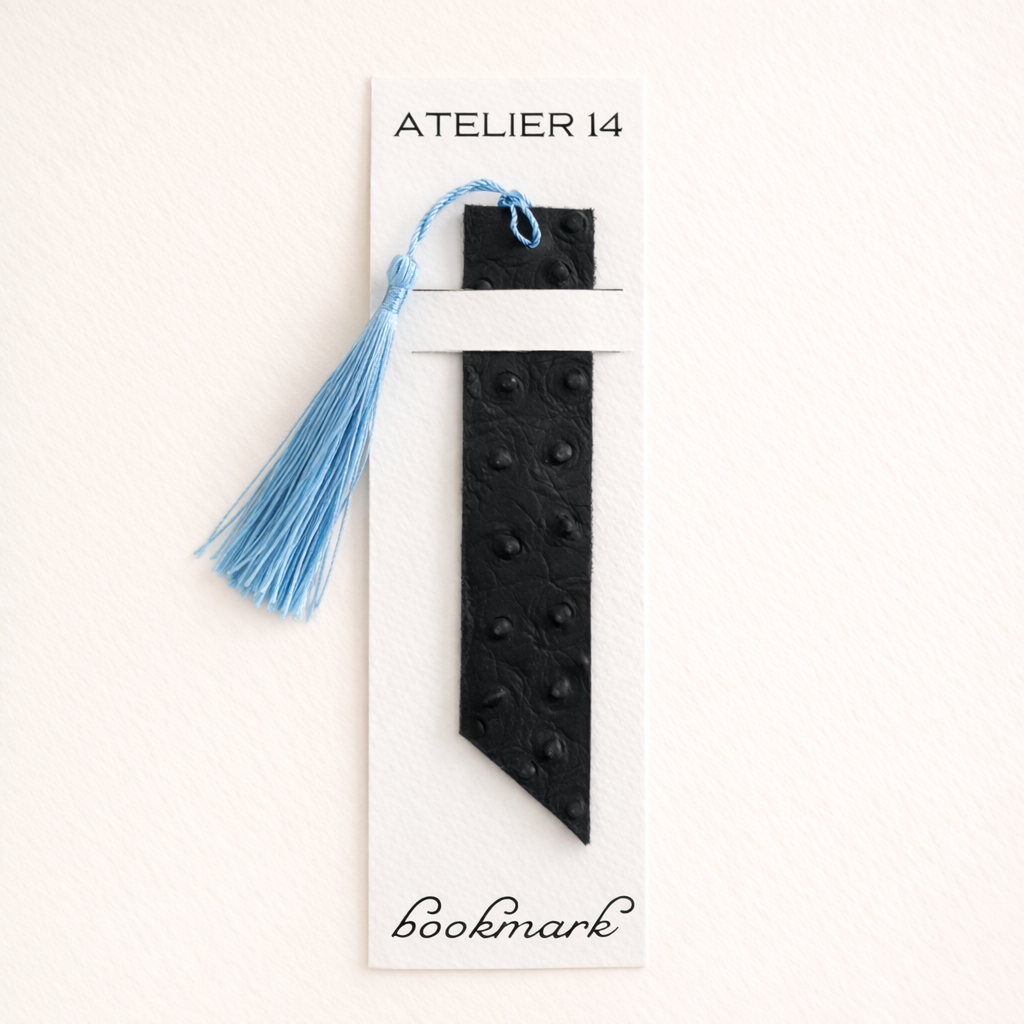 Leather bookmark